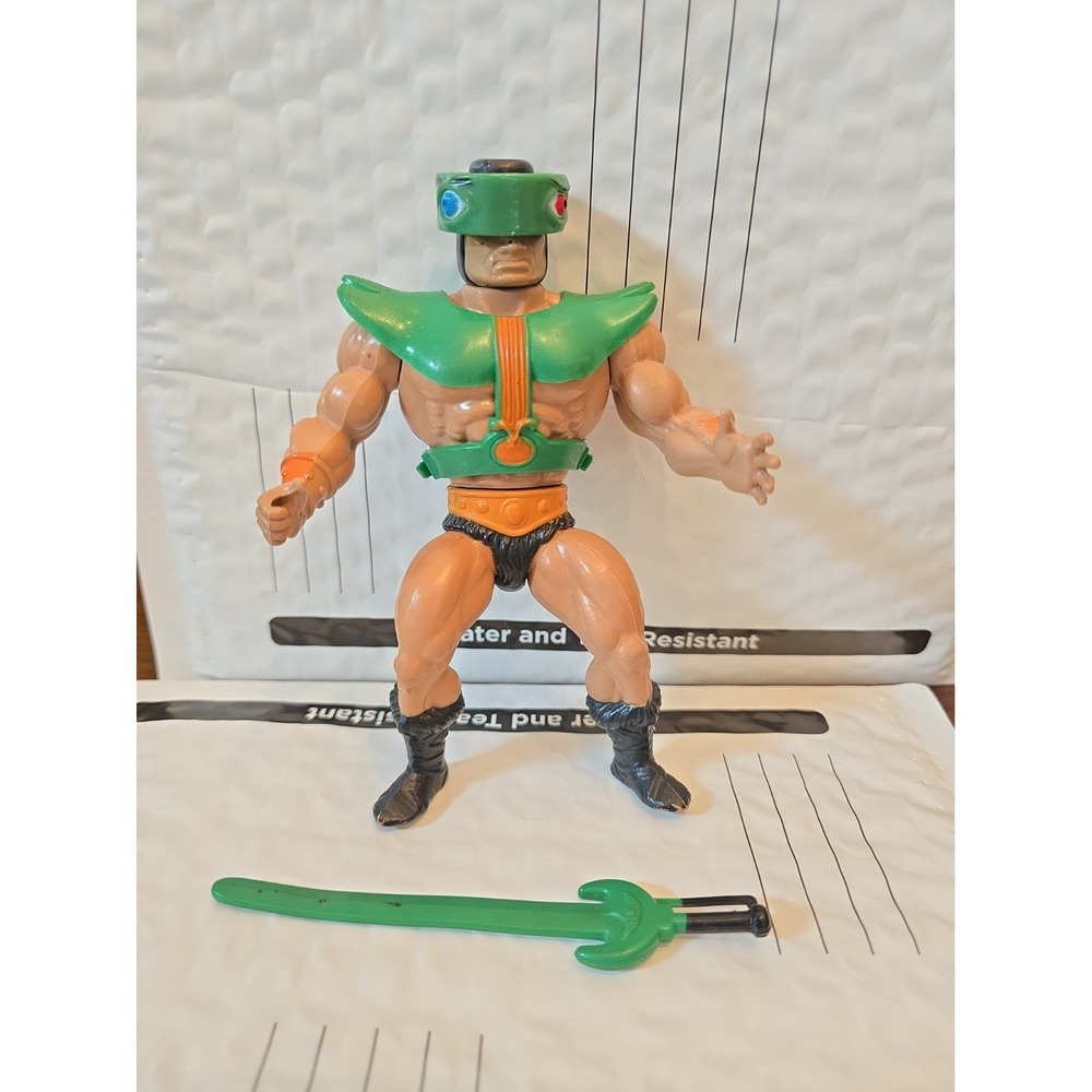TRI-KLOPS Vintage Motu Masters Of The Universe He-Man Action Figure Complete